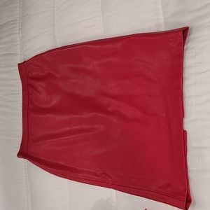 Zara faux leather pencil skirt
